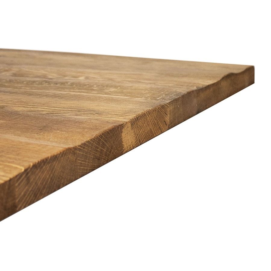 Rustic Solid Oak Table Top - Rustic Antique