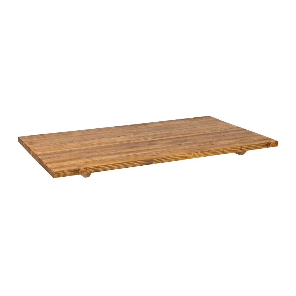 Rustic Pine Solid Wood Table Top Rectangular