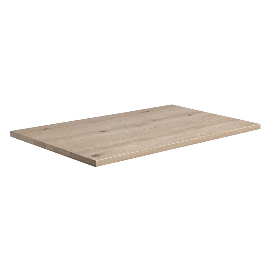 Rustic Solid Oak Table Top - Extra White