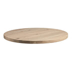 Rustic Solid Oak Table Top - Extra White