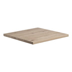 Rustic Solid Oak Table Top - Extra White
