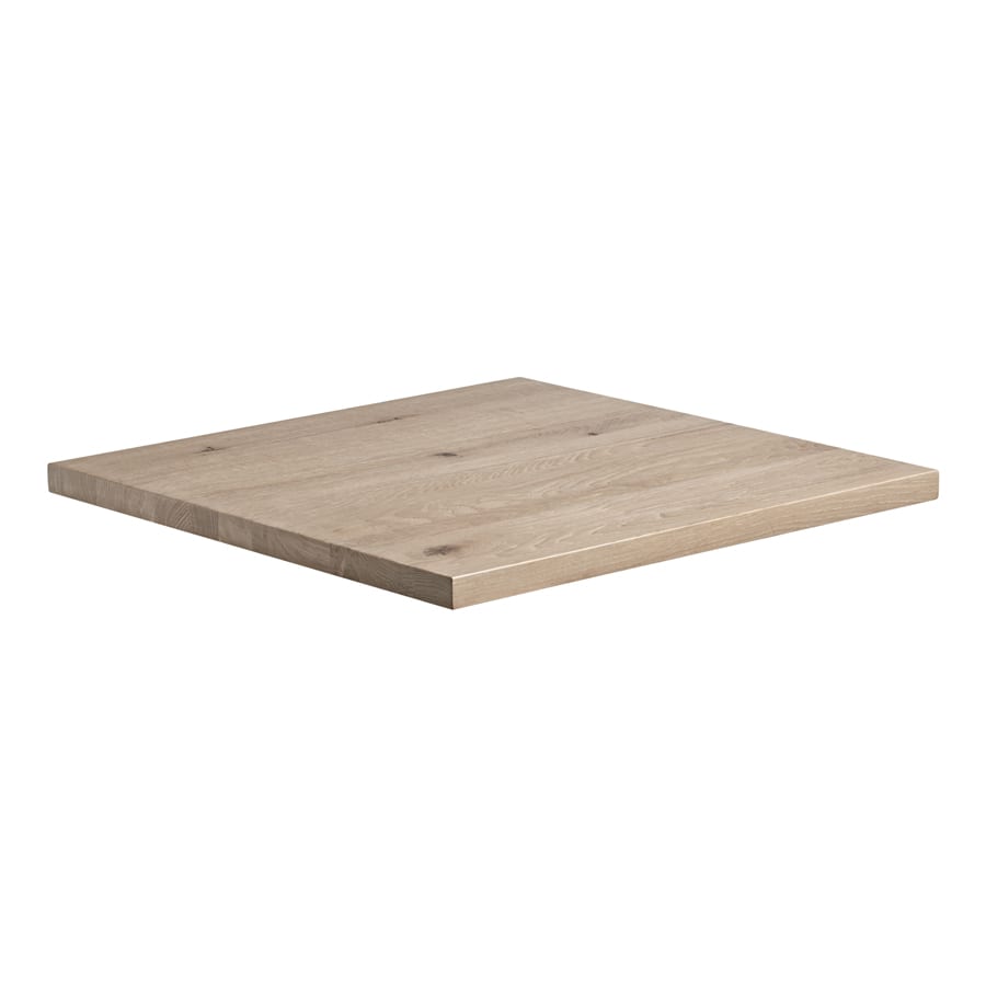 Rustic Solid Oak Table Top - Extra White