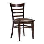 SHELDON Side Chair - Medium Brown