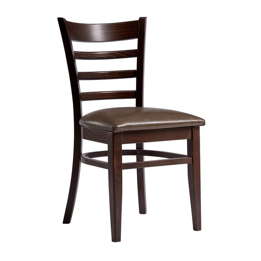 SHELDON Side Chair - Medium Brown
