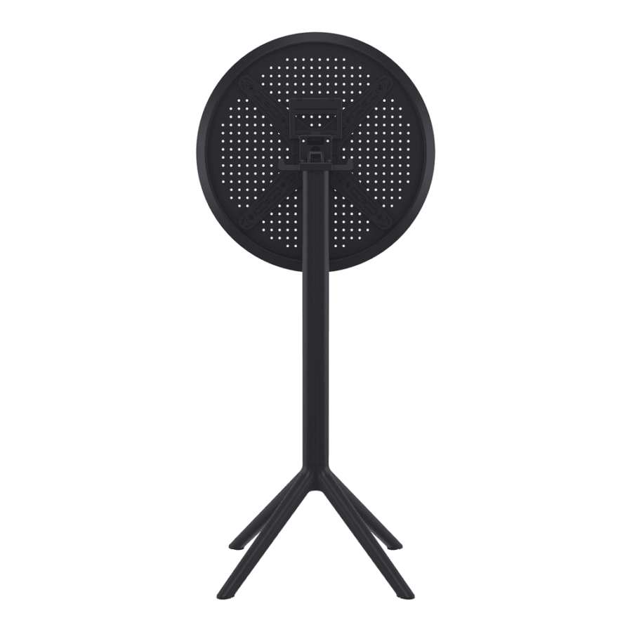 Sky Folding Bar Table 60 Round Black Folding 1