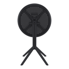 Sky Folding Table 60 Round Black Folding 1