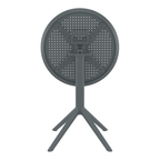 Sky Folding Table 60 Round Dark Grey Folding 1