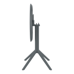 Sky Folding Table 60 Round Dark Grey Folding 2
