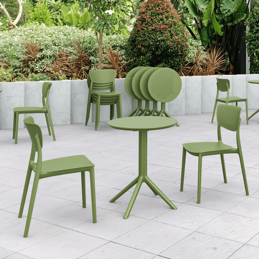 Sky Folding Table 60 Round Insitu 1
