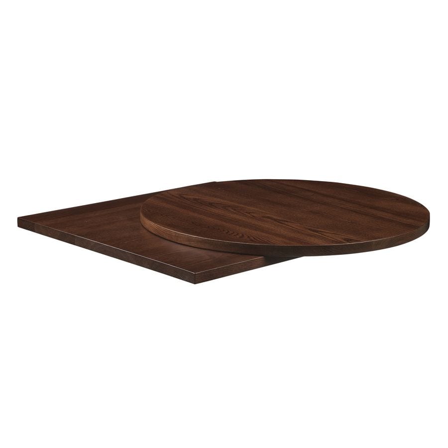 solid ash dark walnut