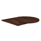 solid ash dark walnut