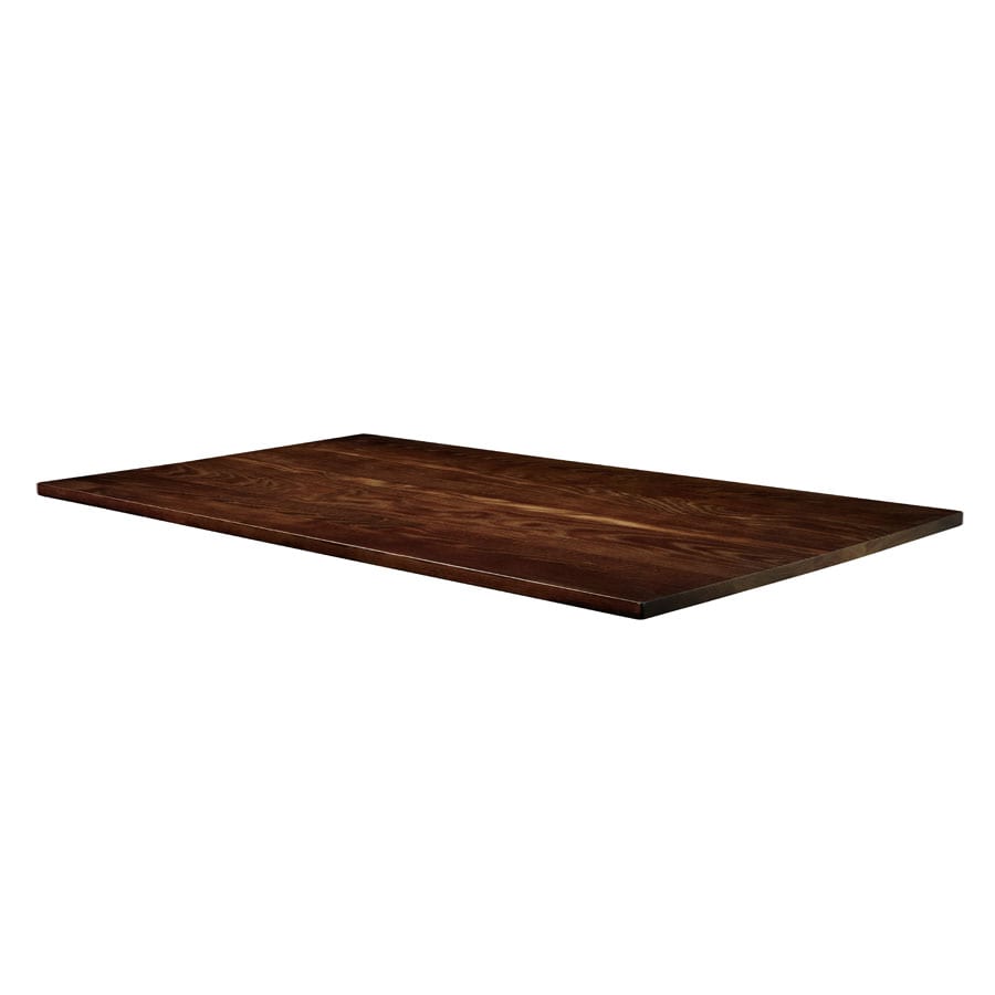 Solid Ash - Dark Walnut