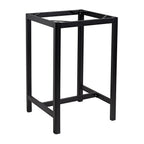 TROY Aluminium Square Bar Height Table Base - 2 Seater 57.5 x 57.5cm