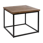 Warrington Coffee Table Square Smoked Black Base
