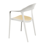 Wave Stacking Armchair White Back