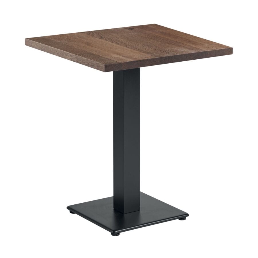 windsor dining table smoked 60x60cm za.2205ct
