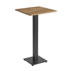 windsor poseur table rustic antique 60x60cm za.2204ct