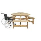 Winer Diner Picnic Bench Wheelchair