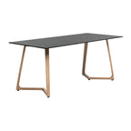Wings Dining Table - Oak - 180x80cm - 12mm HPL Table Top