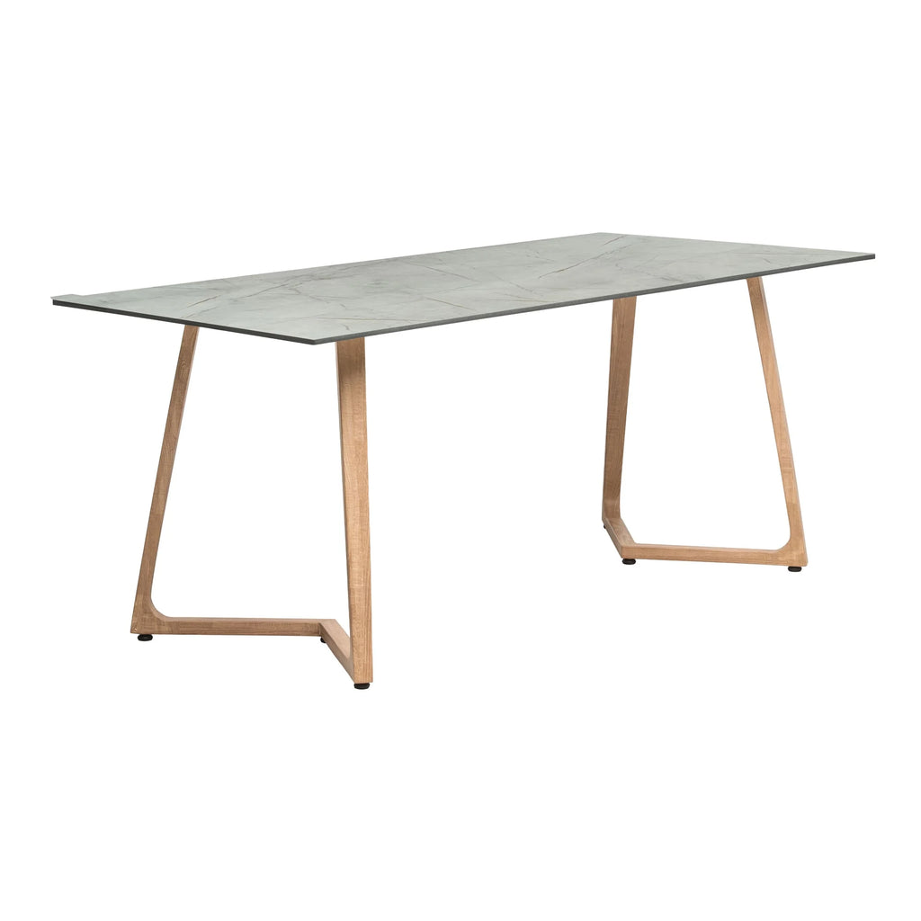 Wings Dining Table - Oak - 180x80cm - 12mm HPL Table Top