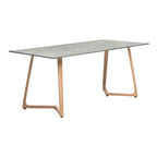 Wings Dining Table - Oak - 180x80cm - 12mm HPL Table Top