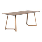 Wings Dining Table - Oak - 180x80cm - 12mm HPL Table Top