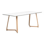 Wings Dining Table - Oak - 180x80cm - 12mm HPL Table Top