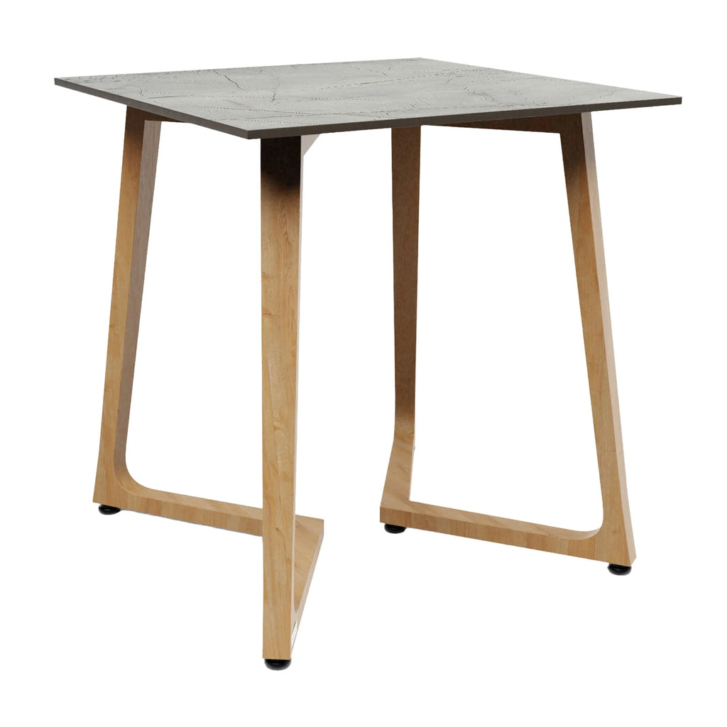Wings Dining Table - Oak - 70x70cm - 12mm HPL Table Top