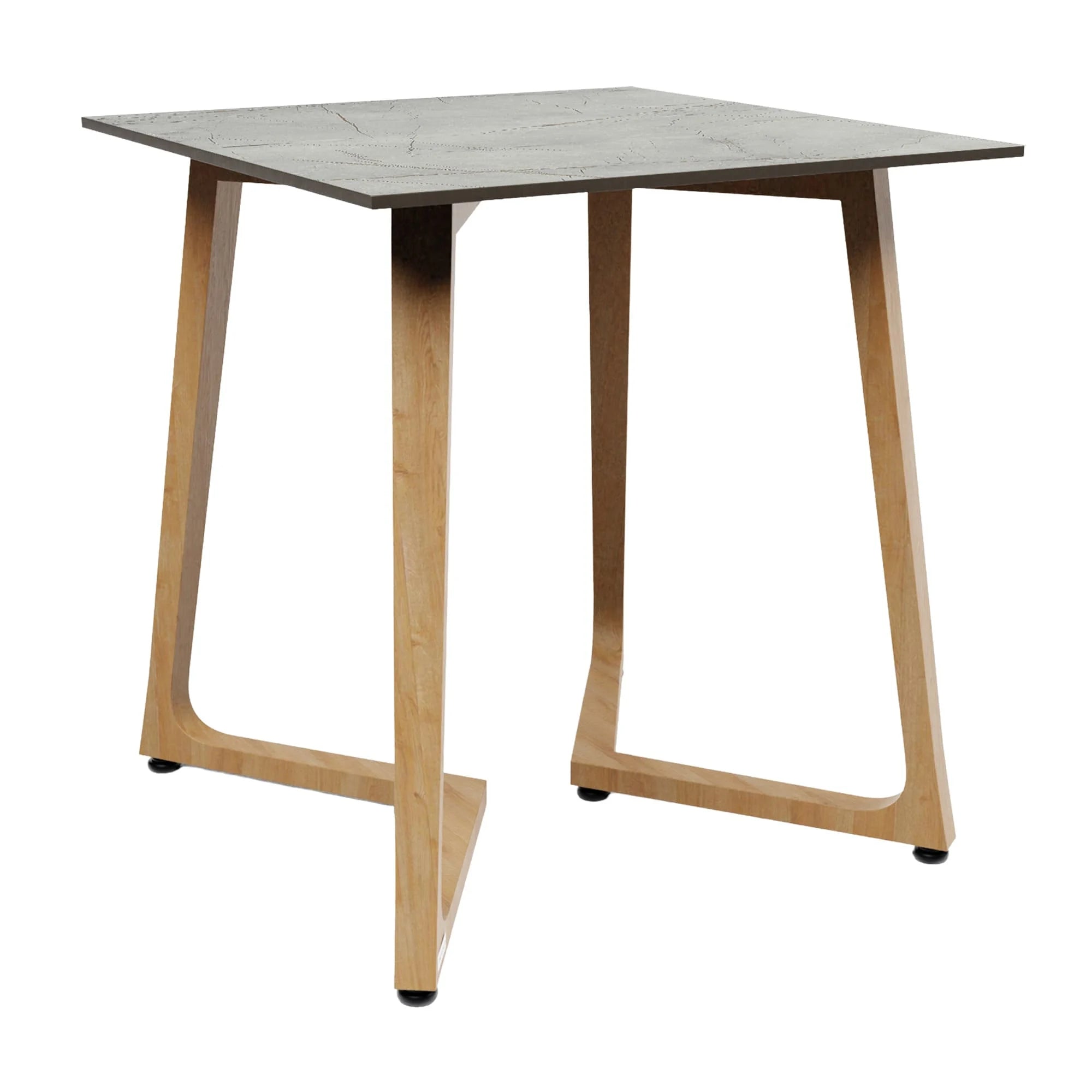 Wings Dining Table - Oak - 70x70cm - 12mm HPL Table Top