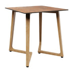 Wings Dining Table - Oak - 70x70cm - 12mm HPL Table Top