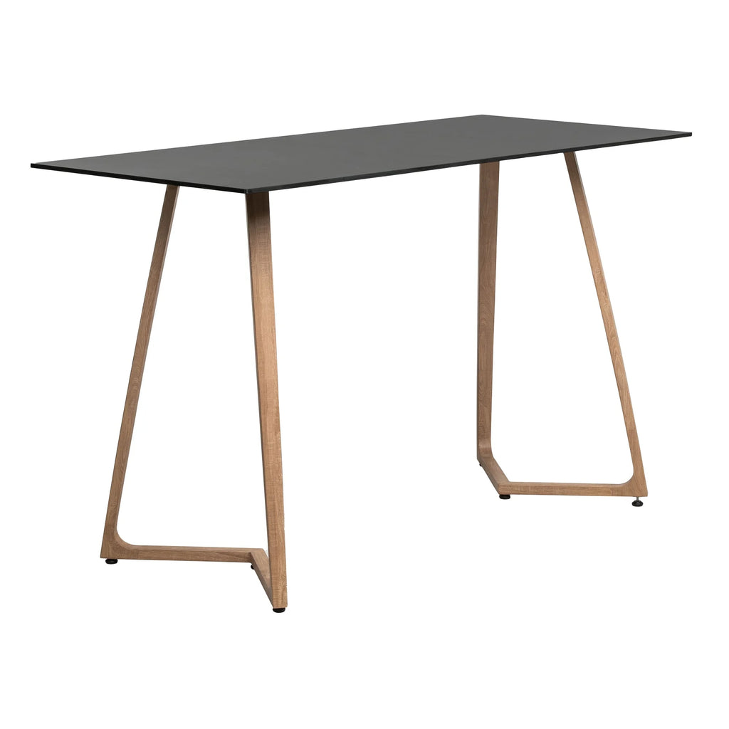 Wings Poseur Table - Oak - 180x80cm - 12mm HPL Table Top