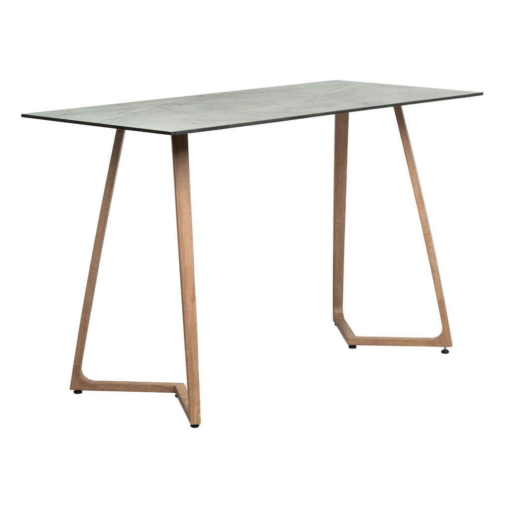 Wings Poseur Table - Oak - 180x80cm - 12mm HPL Table Top