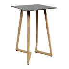 Wings Poseur Table - Oak - 70x70cm - 12mm HPL Table Top