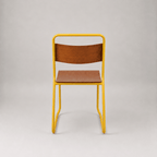 Retro canteen chair – Yellow