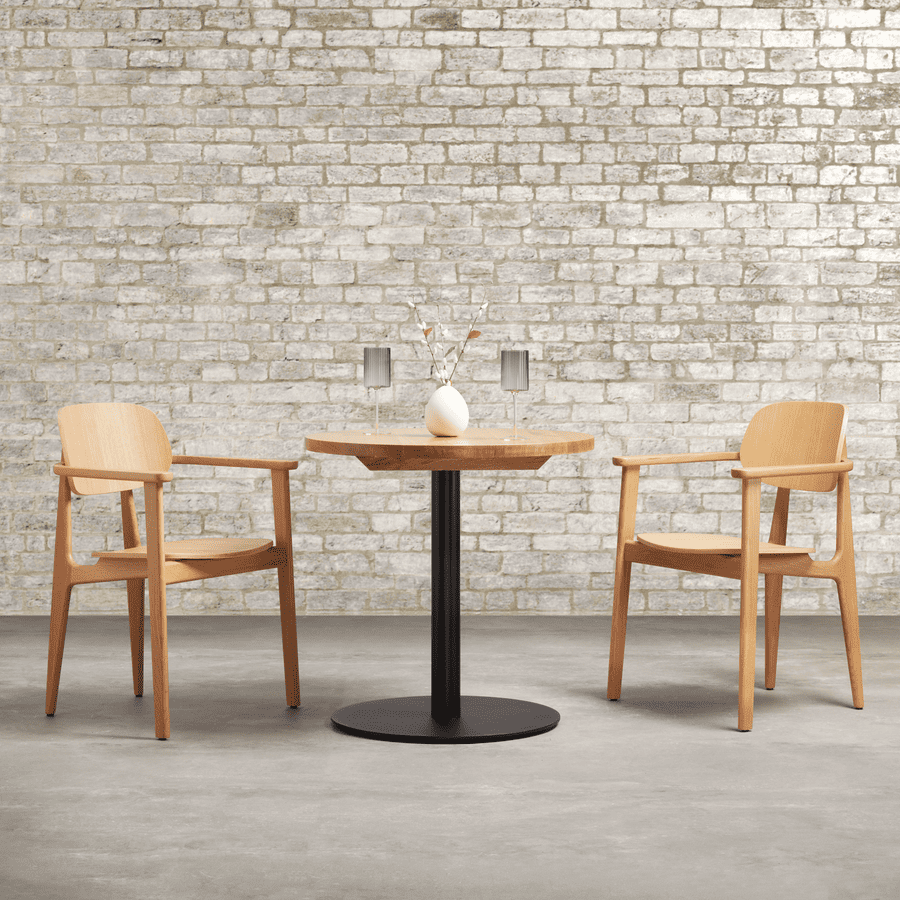 Zap Relish Armchair Solid Character Oak Top Round Moderno Large Round Dining Height Base Insitu Square